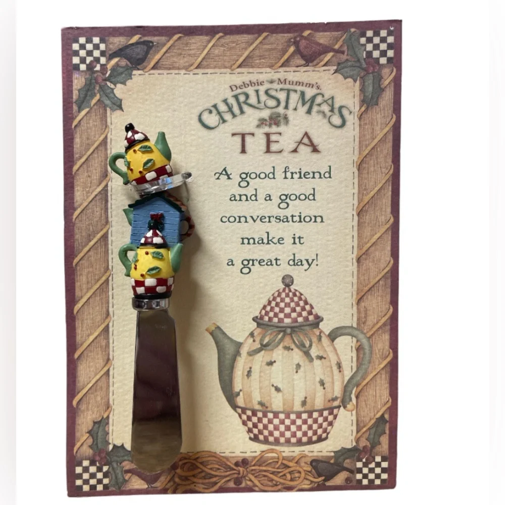 Debbie Mumm’s Christmas Tea - Teapot Spreader